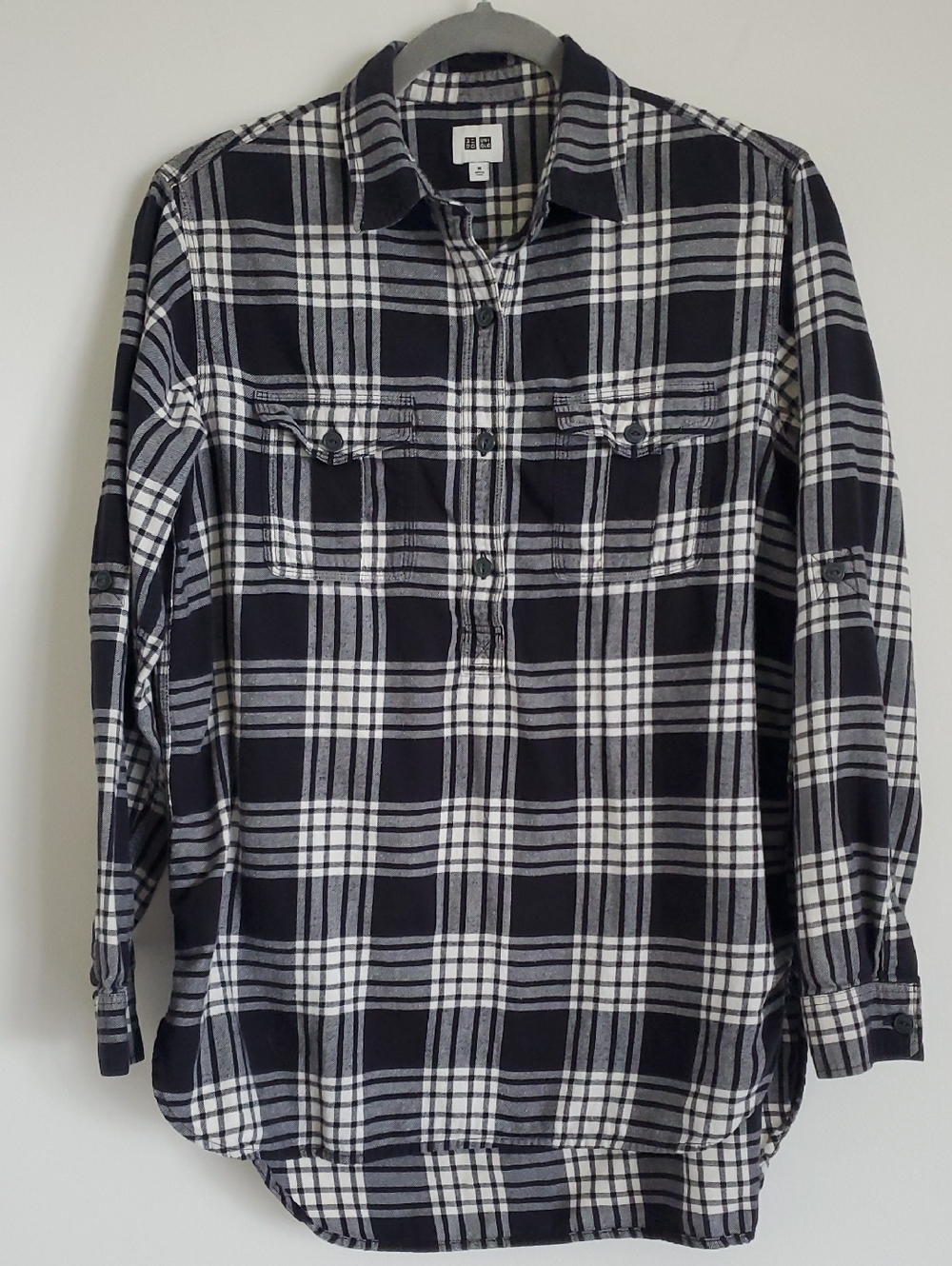 Uniqlo Plaid Flannel Tunic
